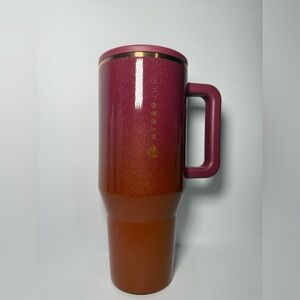 Custom Hydrojug MERLOT 40oz Traveler with Glitter, Epoxy BNWOT